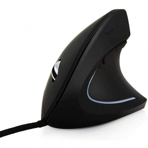 XMLEI Kablolu Vertical Ergonomik Mouse (Siyah)