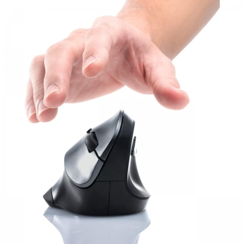 SANWA Bluetooth Vertical Ergonomic Mouse (Siyah)