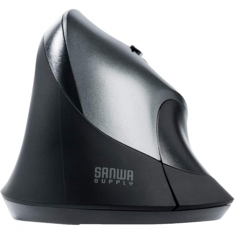 SANWA Bluetooth Vertical Ergonomic Mouse (Siyah)