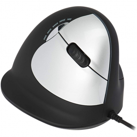 R-Go Tools Kablolu Dikey Ergonomik Mouse (Siyah)