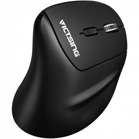 VicTsing Bluetooth Dikey Ergonomik Mouse (Siyah)
