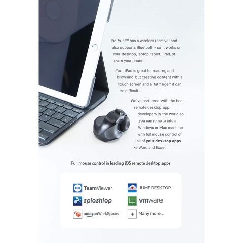 Swiftpoint Bluetooth Dikey Ergonomik Mouse (Siyah-Gri)