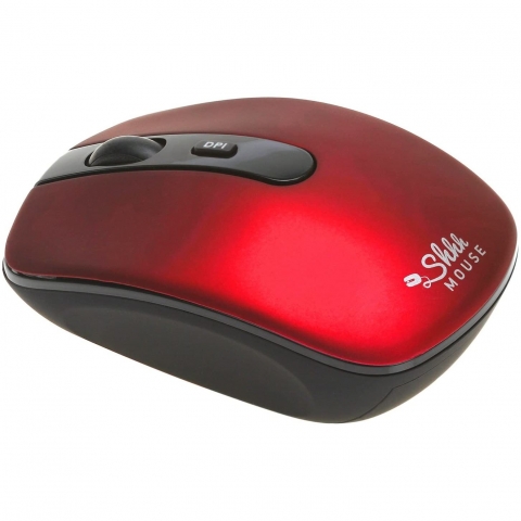 ShhhMouse Bluetooth Optik Ergonomik Mouse (Krmz)