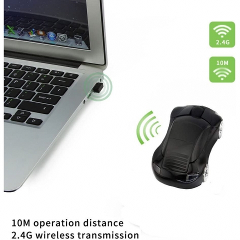 CHUYI Bluetooth Araba Mouse (Siyah)