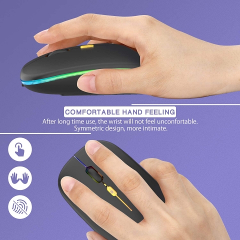 OKIMO Wireless Ergonomik Mouse (Siyah)