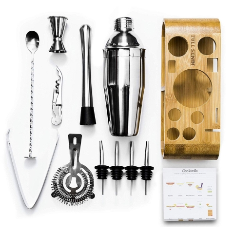FULL SEND Kokteyl Shaker Barmen Seti (12 Par�a)