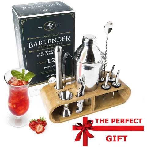 FULL SEND Kokteyl Shaker Barmen Seti (12 Par�a)