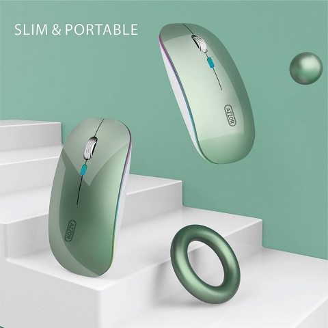 TENMOS Wireless Bluetooth Mouse (Yeil)