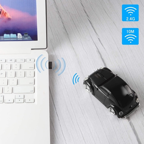Usbkingdom 2.4GHz Wireless Mouse (Woswos)(Siyah)(1600DPI)