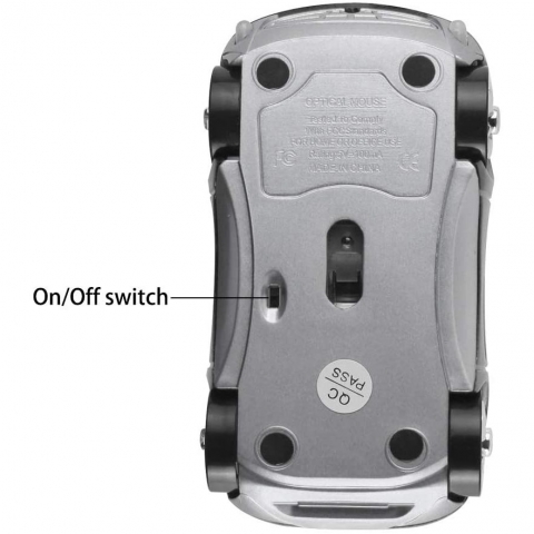 Usbkingdom 2.4GHz Wireless Mouse (Araba)(G�m��)(1600DPI)