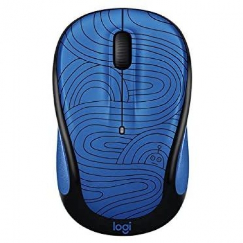 Logitech Wireless Mouse (Mavi Desenli)