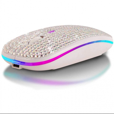 Attoe Wireless Ergonomik Mouse (Beyaz)