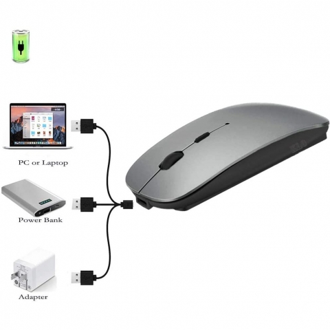 KLO Bluetooth Mouse (Koyu Gri)