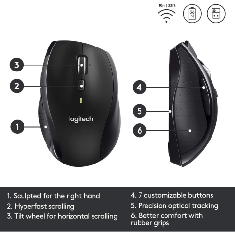 Logitech M705 Wireless Marathon Mouse