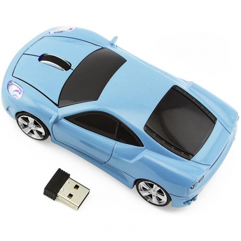 elec Space Araba Wireless 2.4GHz Mouse (1600DPI)(Mavi)