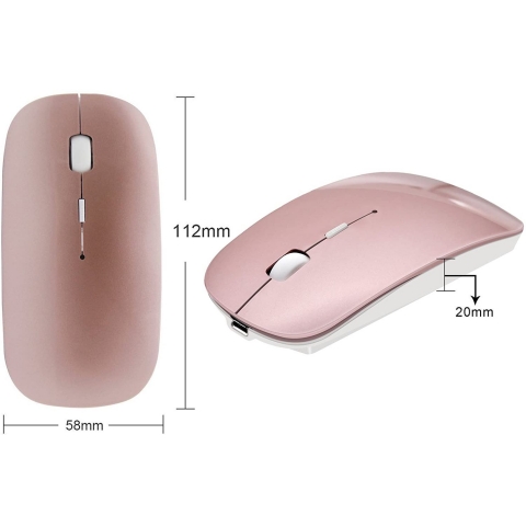 Tsmine Wireless Mouse (Pembe)