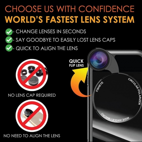 Ztylus iPhone X Telefon Lensi