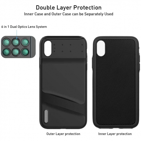 MOMAX Apple iPhone XS MAX 6's 1 Arada Lensli Klf