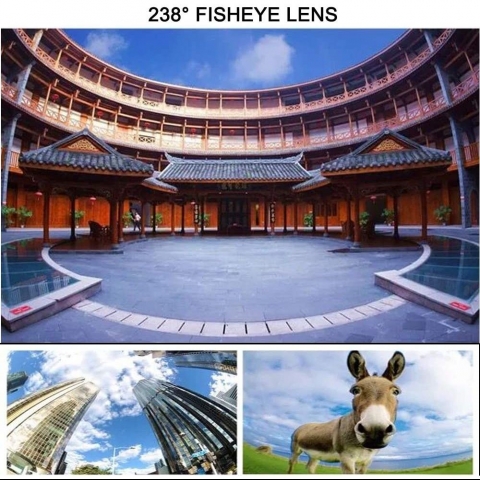 WODO Universal Akll Telefon 5K HD 7.5MM Fisheye Lensi