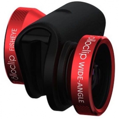olloclip iPhone 6s/6s Plus 4' 1 Arada Lens Seti (Krmz)