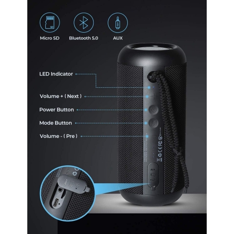 RIENOK Bluetooth Hoparlr