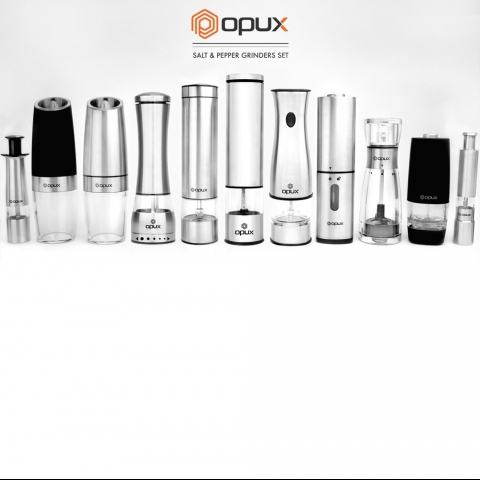 OPUX Elektrikli Tuz ve Karabiber De�irmeni