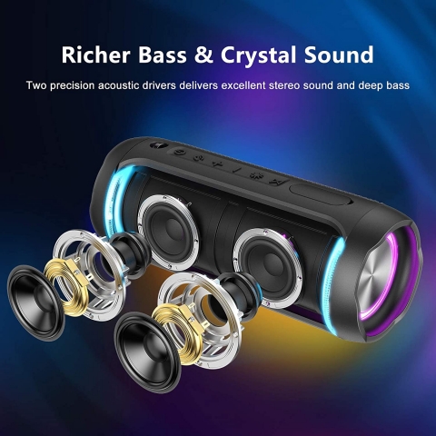 COOCHEER Bluetooth Hoparlr