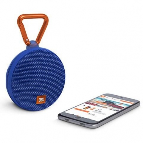 JBL Clip 2 Suya Dayankl Bluetooth Hoparlr (Mavi)