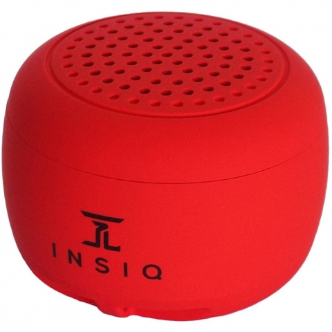 INSIQ Mini Ta��nabilir Bluetooth Hoparl�r (K�rm�z�)