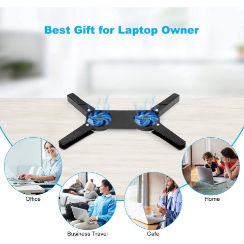 STSUNEU Universal 2 Fanl Laptop Soutma Stand
