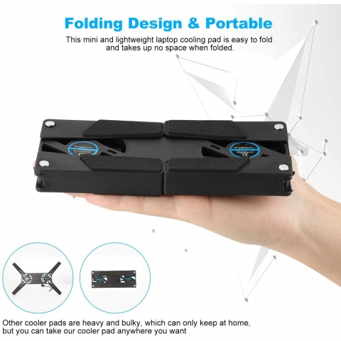 STSUNEU Universal 2 Fanl Laptop Soutma Stand