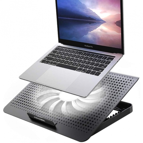 ICE COOREL 12/13/14/15.6 n Laptop Soutma Stand (Siyah)