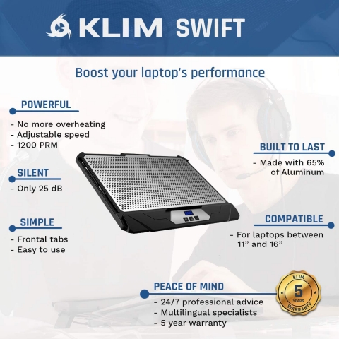 KLIM Swift Laptop Soutma Stand