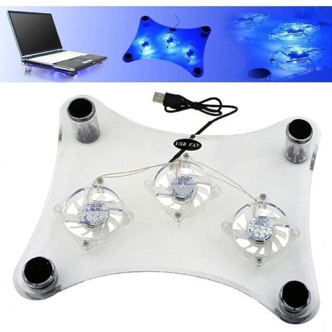 ThreeH 10-15 n 3 Fanl Laptop Soutucu Fan