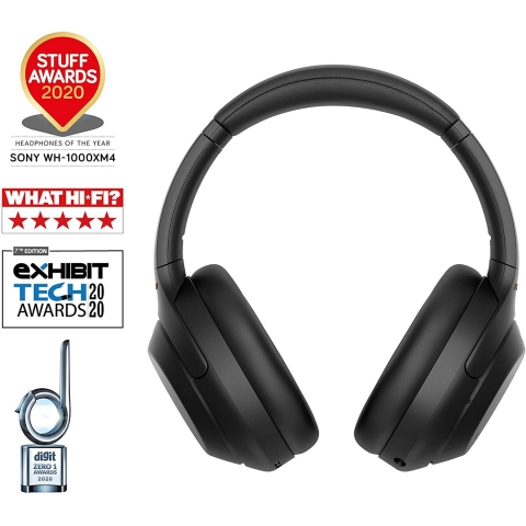 Sony Bluetooth Kablosuz Kulak st Kulaklk (Siyah)