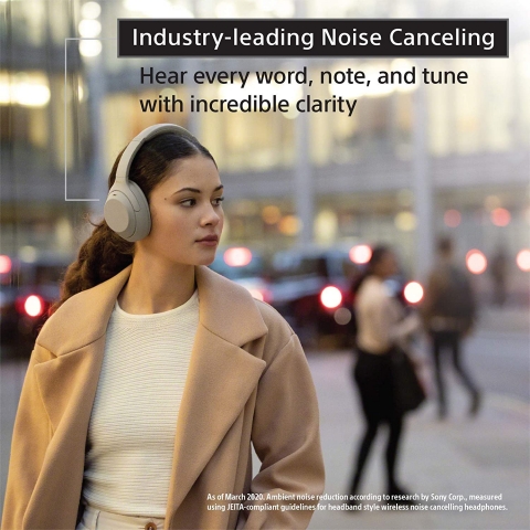 Sony Bluetooth Kablosuz Kulak st Kulaklk (Siyah)