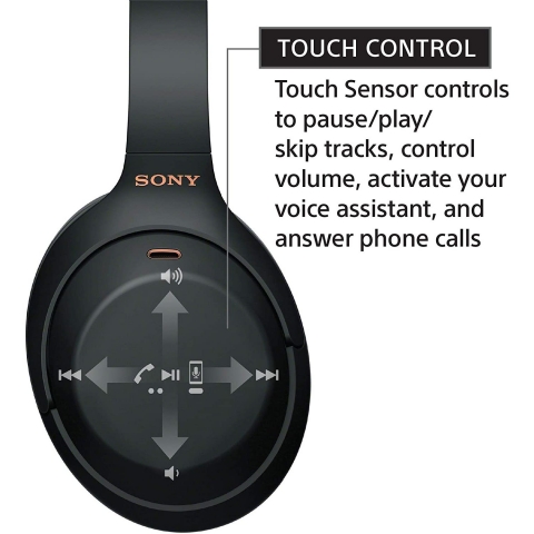 Sony Bluetooth Kablosuz Kulak st Kulaklk (Siyah)