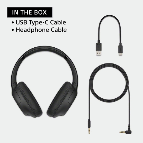 Sony Bluetooth Kablosuz Kulak st Kulaklk (Siyah)