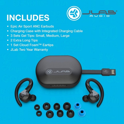 JLab Audio Epic Air Sport Bluetooth Kancal Kulaklk
