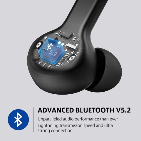 Boltune Bluetooth Kablosuz Kulak i Kulaklk (Siyah)