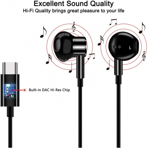 Jelanry Kablolu Kulak ��i Kulakl�k (Siyah)