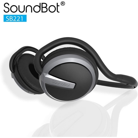SoundBot Bluetooth Kablosuz Ense Tipi Kulak st Kulaklk (Siyah)