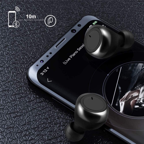 Reocam Bluetooth Kablosuz Kulak i Kulaklk (Siyah)