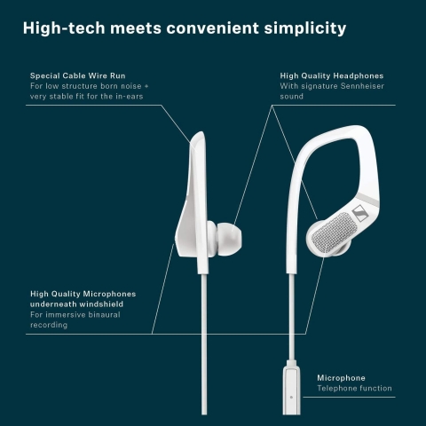 Sennheiser Consumer Audio Kablolu Kancal Kulaklk (Siyah)