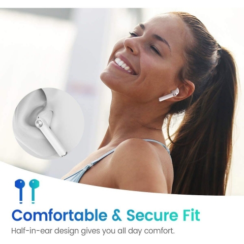 MIFA Bluetooth Kablosuz Kulak ��i Kulakl�k (Beyaz)