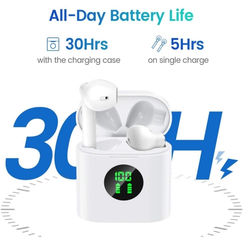 MIFA Bluetooth Kablosuz Kulak ��i Kulakl�k (Beyaz)