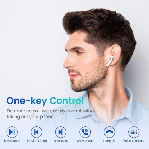 MIFA Bluetooth Kablosuz Kulak ��i Kulakl�k (Beyaz)