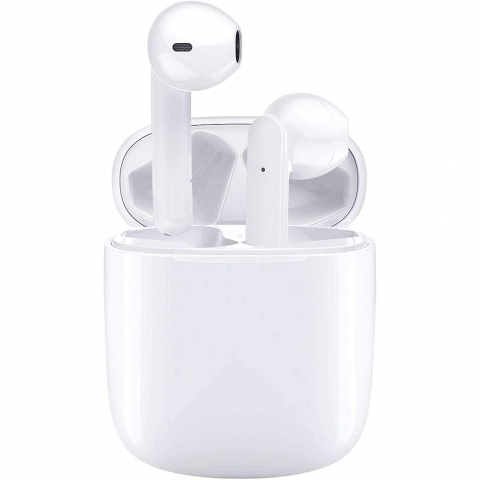 MRS LONG Bluetooth Kablosuz Kulak i Kulaklk (Beyaz)