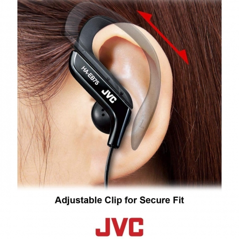 JVC Kablolu Kancal Kulaklk (Krmz)