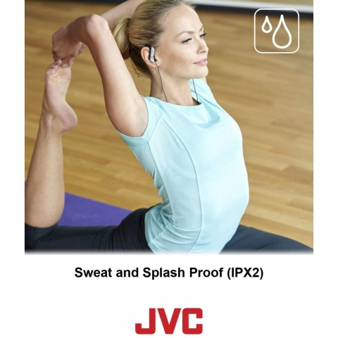 JVC Kablolu Kancal Kulaklk (Krmz)